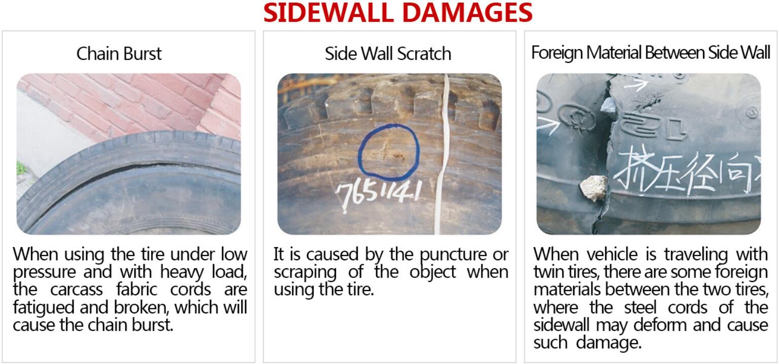 TIRE SIDEWALL DAMAGE ANALYSIS